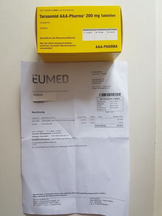 Vanzare medicament Torasemid