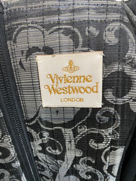 Официална, бална, черна рокля с корсет, пайети  - Vivienne Westwood