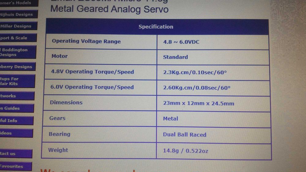 Automodel mini servo EMAX, metal, dual rulmentat precizie premium