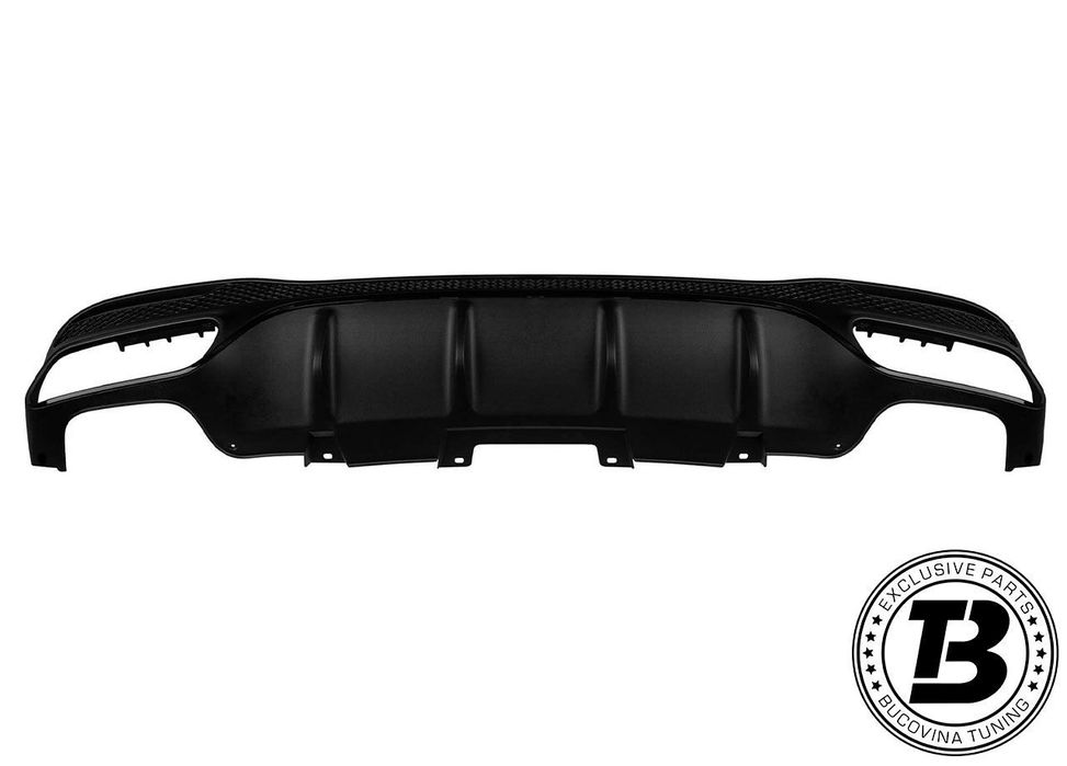 Difuzor Bara Spate cu Ornamente compatibil cu Mercedes GLE W166 AMG Design