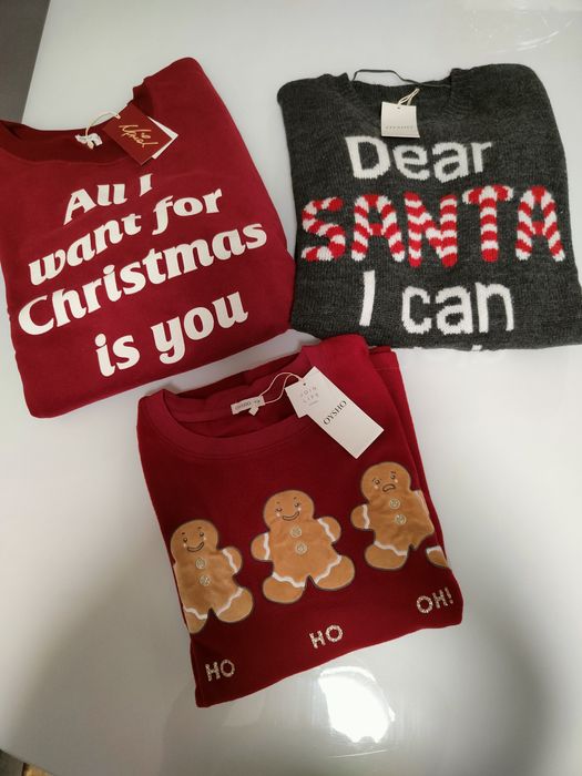 Коледни пуловери за мама и татко