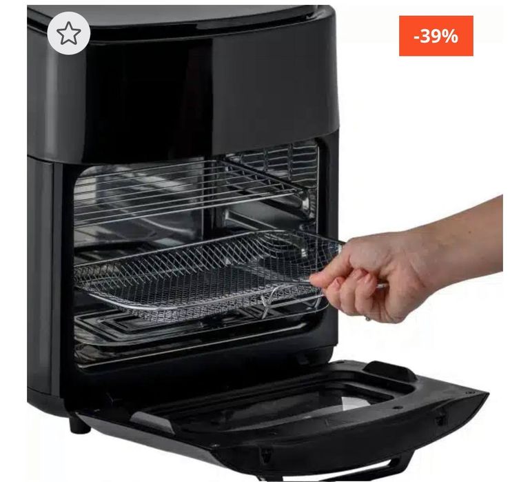 Friteuză cu Aer Cald Digitală 15L, 1400W