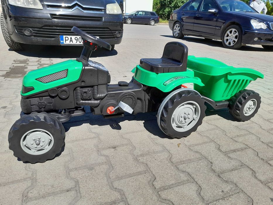 PILSAN Трактор Active с ремарке 07316 зелен