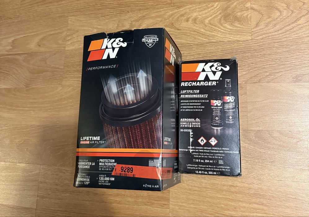 filtru de aer - sport K&N Filters E-9289 + Solutii de intretinere K N