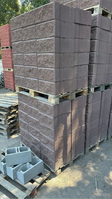 Кирпич рваный, гладкий