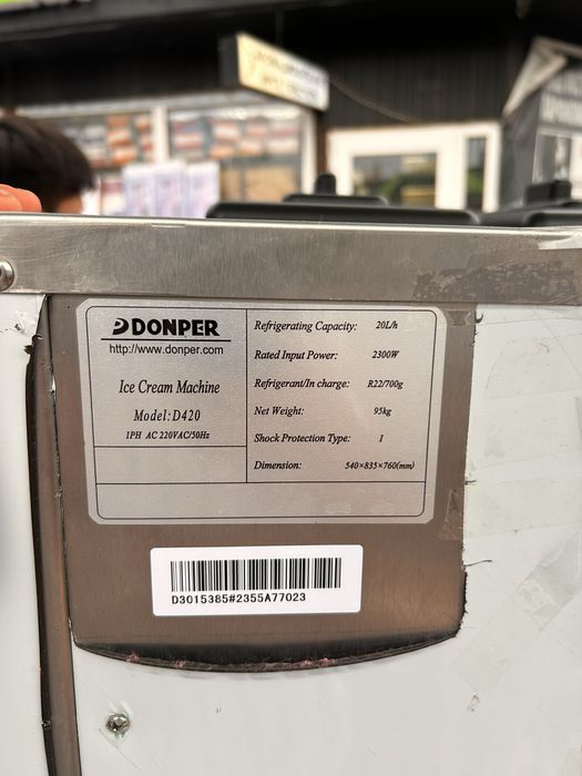 Мороженное аппарат donper