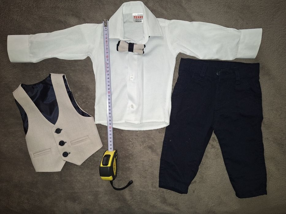 Костюм -риза, папионка, сако и панталон