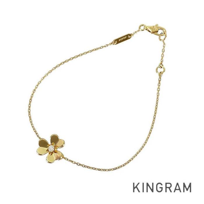 Мини гривна Van Cleef & Arpels Frivole, златна гривна на Ван Клееф