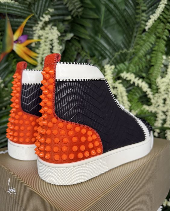 Christian Louboutin High Spikes Orange