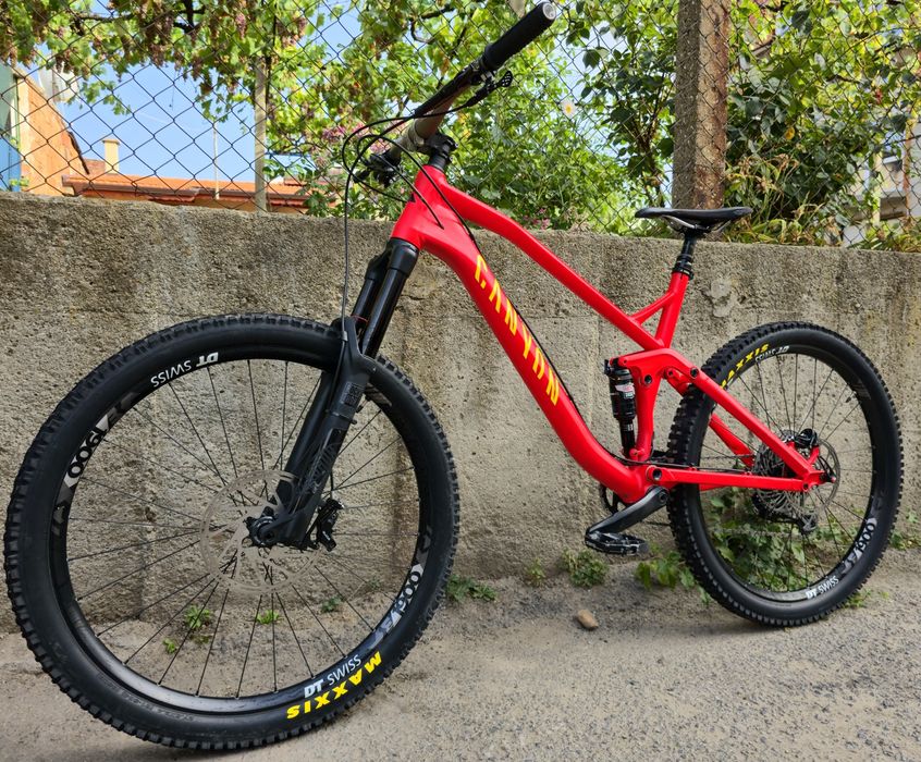 Canyon spectral AL 27.5 160mm Rockshox Pike 1x12 XO Sram 4-бутални Sram спирачки Алуминиев L размер мекица
