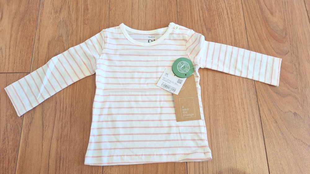 Set 2 bluze H&M, C&A , noi, marime 68, bumbac organic