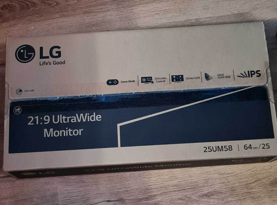 Monitor Office LG 25UM58-P UltraWide 25”