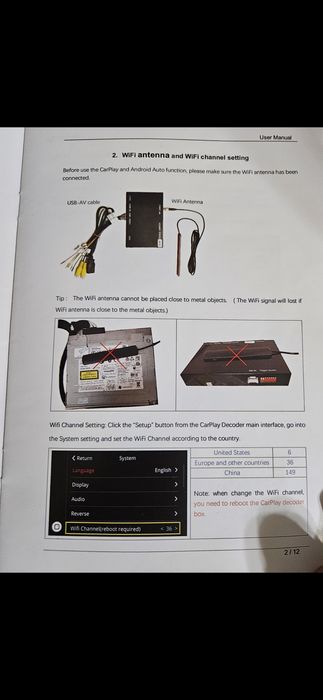 Car play plug and play (cablu)