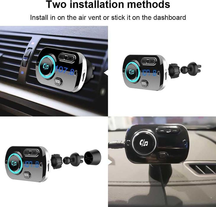 Transmitator FM și încărcător rapid,BC49BQ,sigilat