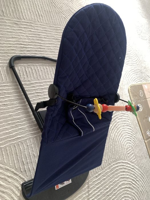 Шезлонг синий, самовывоз