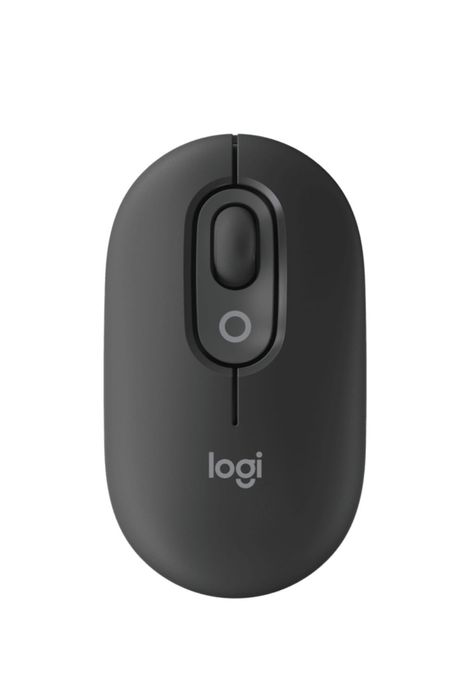 Mouse Wireless Logitech POP cu emoji, Bluetooth, Silent Touch, 3 Way E