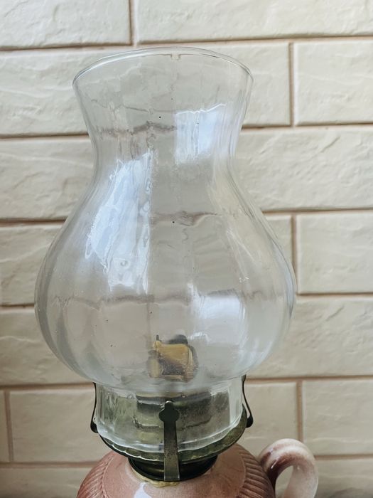 Красива голяма керамична лампа от Англия