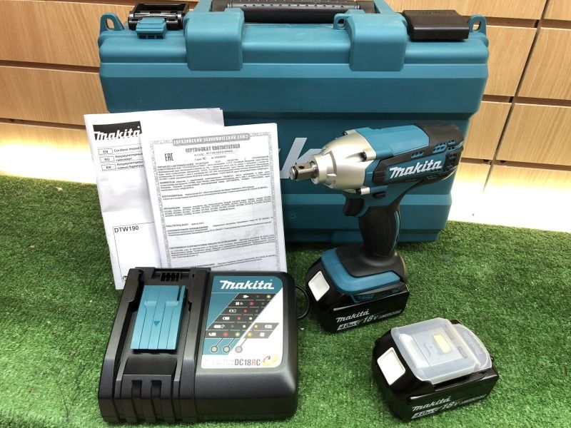 аккумуляторном гайковерте Makita DTW190RME