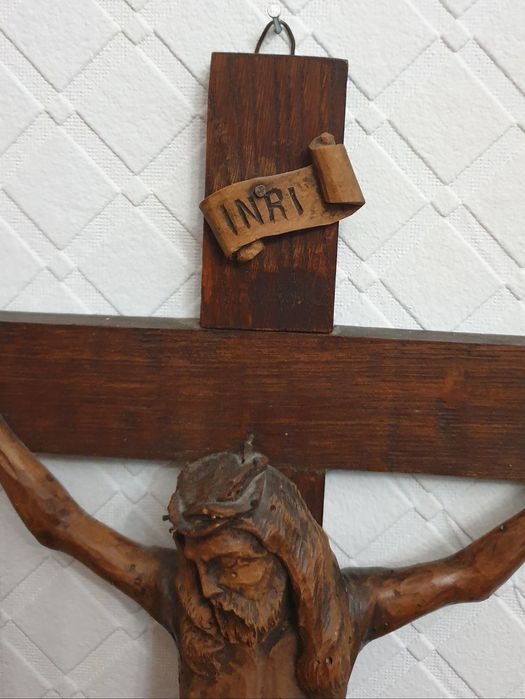 Крест Распятие из дерева