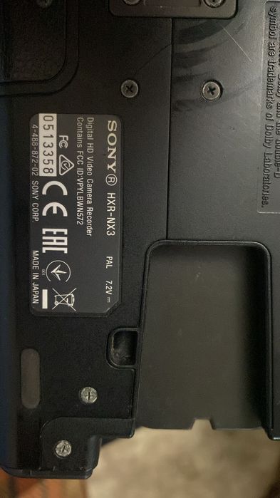Camera video Sony HXR-Nx3 cu toate accesoriile