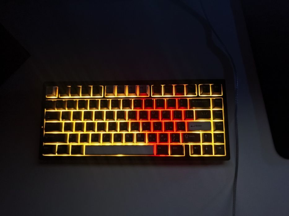 Клавиатура mchose g75 pro + кейкапы