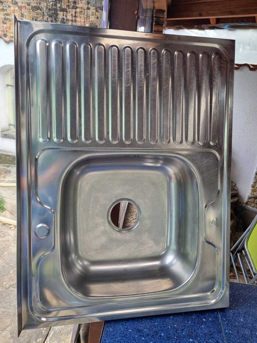 Кухненска мивка хромникел