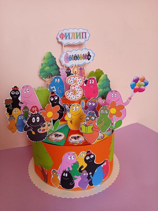Картонена торта за детски градини