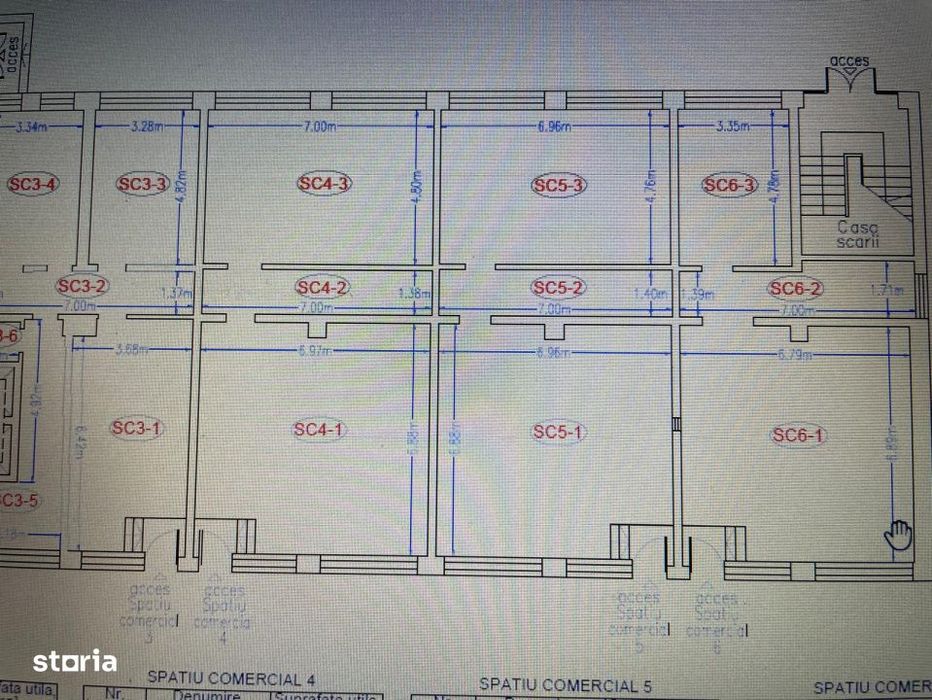 Spatiu comercial, 181 mp, zona Sasar