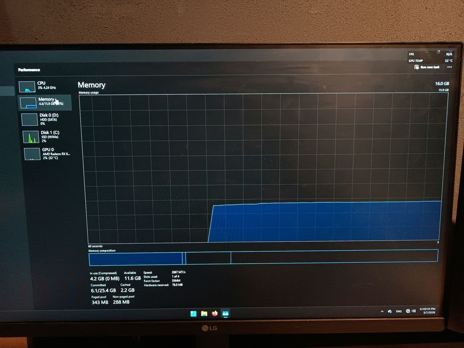 Gaming PC RX 6500 XT / i3-10105F / 16GB RAM / SSD / CS2 Fortnite GTA V