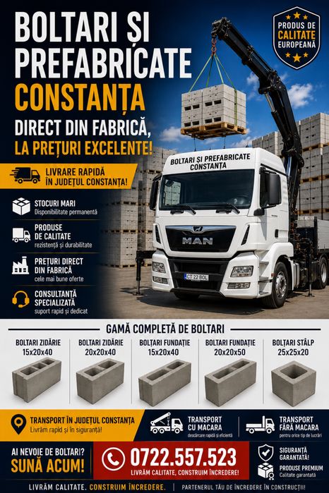 Producator bolțari și prefabricate beton