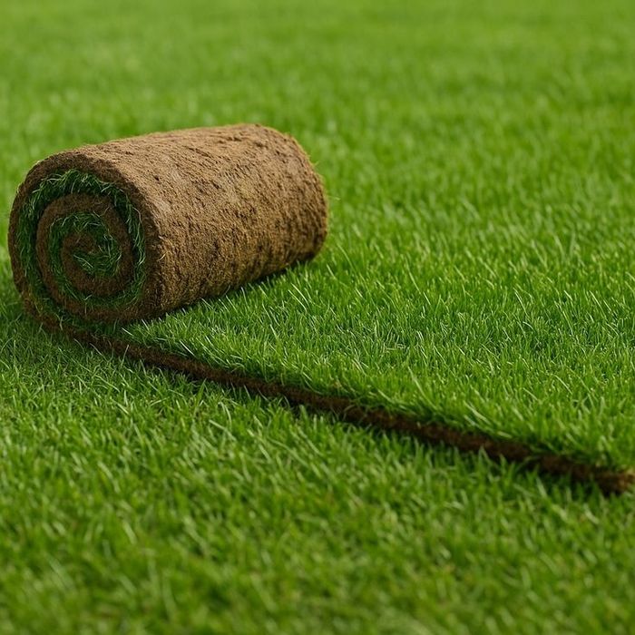 Рулонный живой газон