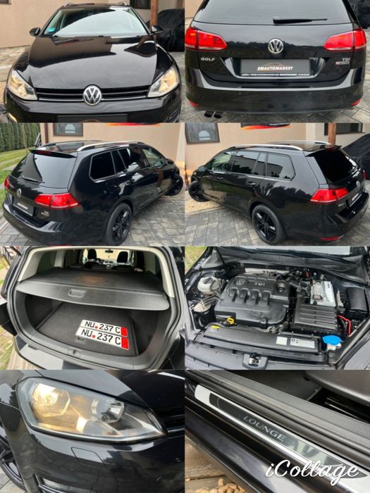 VW Golf 7 Lounge 2015 4x4 1.6 D*Euro 6*Dublu climatronic*Incalzire sca