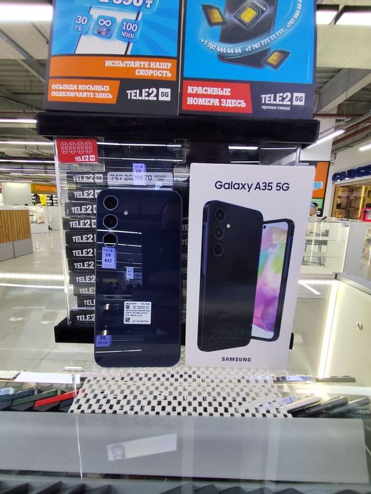 Самсунг А35 8/256 оригинал  Состояние отличное комплект 100 к