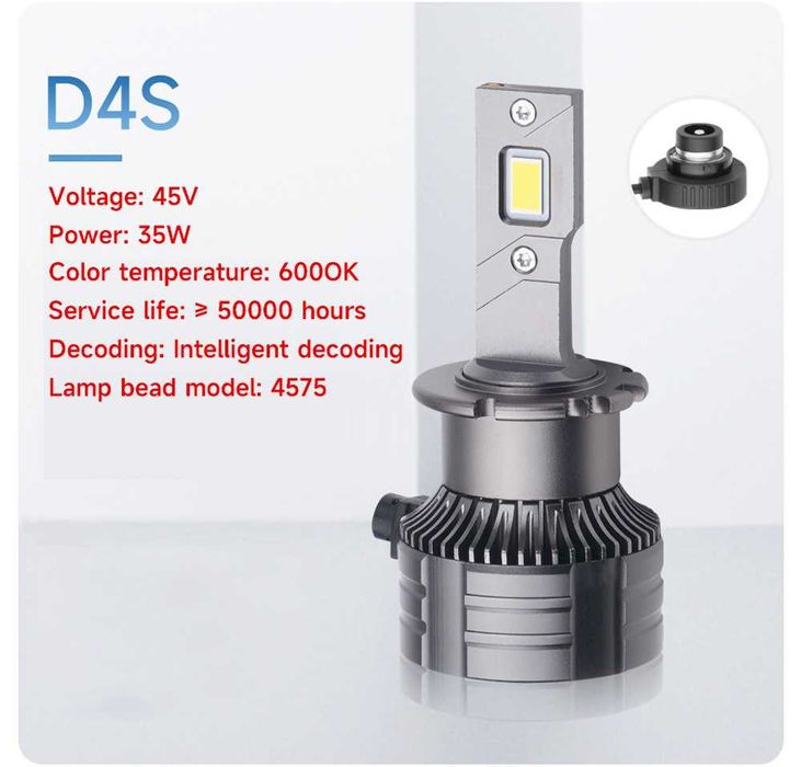 Комплект LED крушки за фарове . Заводски ксенон към LED