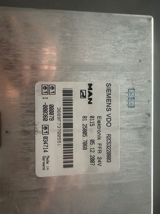 Piese Man tga 2007 euro 5