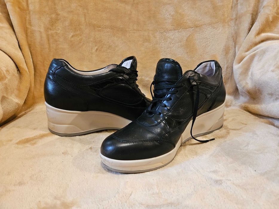 Pantofi sport dama Samsonite piele int ext talpa inalta platforma 39