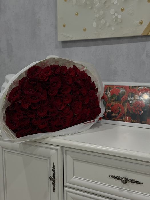 Продам свежий букет из 101 розы