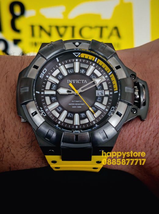 INVICTA Akula Graphite automatic 62 mm, Инвикта нов ръчен часовник