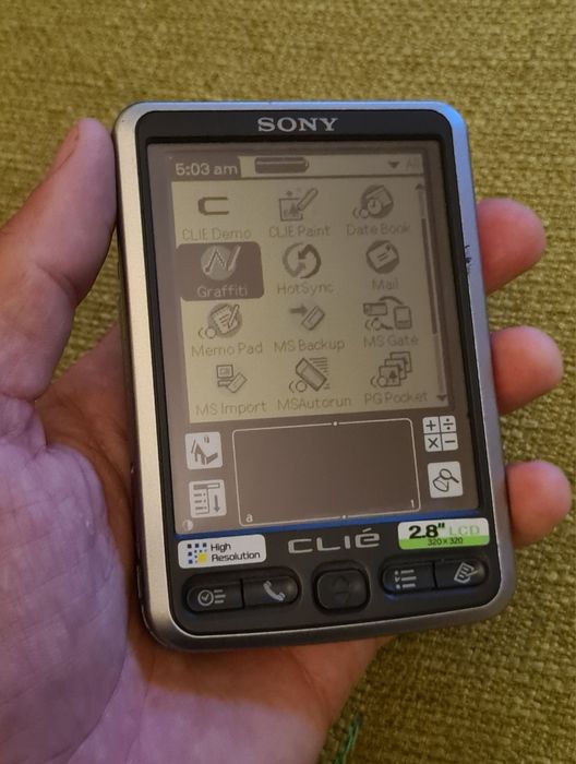 Sony Clie PEG SL10 PDA Mini Calculator PC Buzunar Pocket