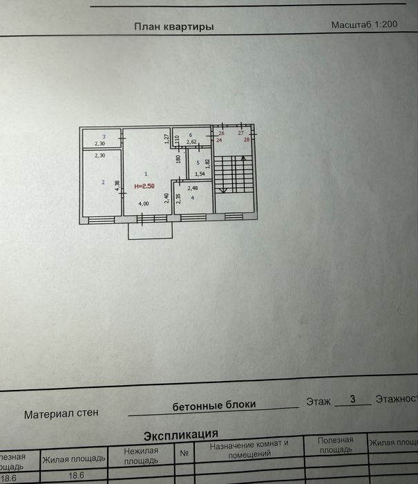 Продам 2х комнатную квартиру