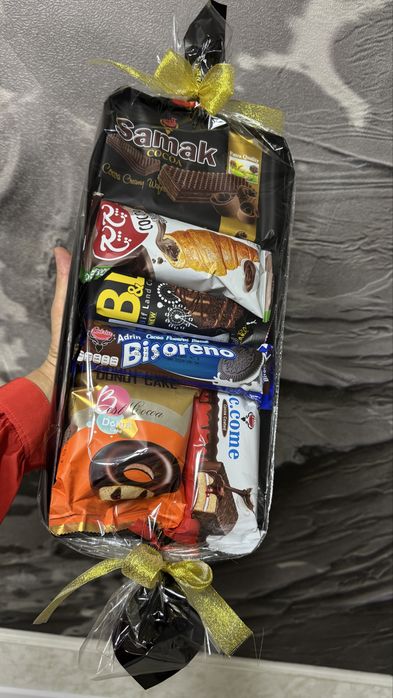 Подарка сыйлық букет конфет