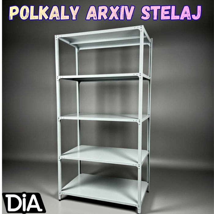 Polkaly stellaj, arxiv tokchasi Акция, метал архивный стеллаж