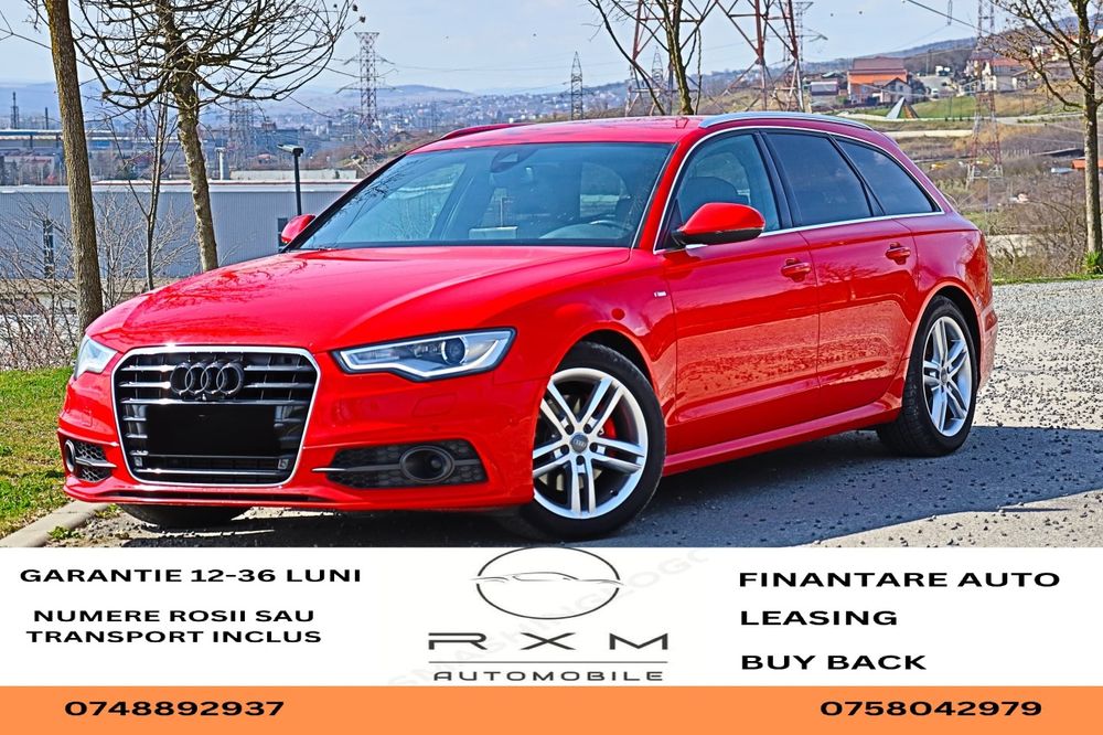 Audi A6 S-Line!Soft close uși!Perne de aer!Camere 360!Rate!Garanție!