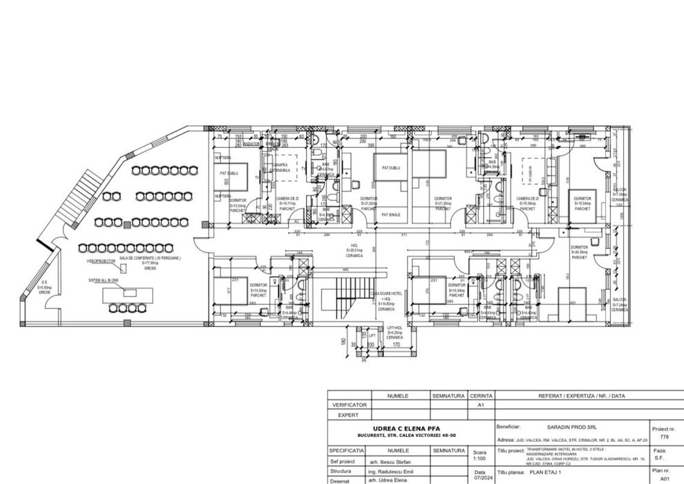 Hotel de vanzare/inchiriere Horezu