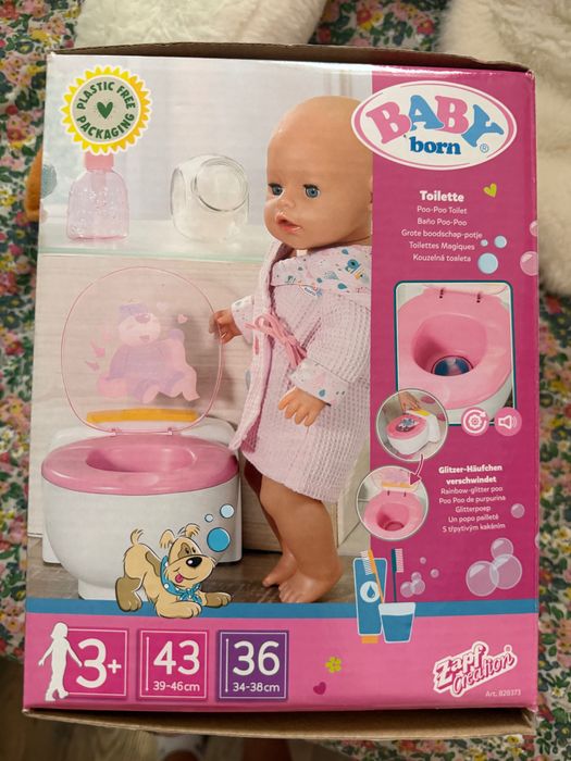 Велосипед, умивалник, тоалетна чиния  baby born