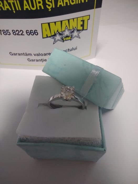 Inel aur alb 14k (efn)
