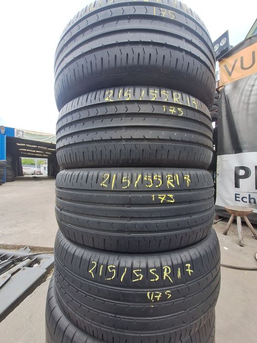 4 anvelope vara 215/55r17 Continental Montaj Gratuit