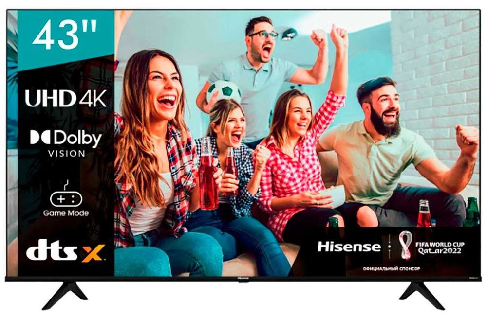 Телевизор Hisense 4k ultra hd/vidaa/прошивка/доставка бесплатно
