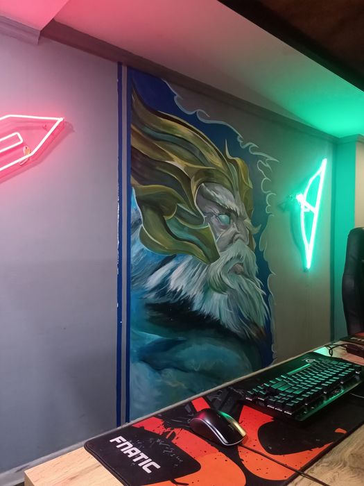 Художник роспись стен Астана , граффити, мурал