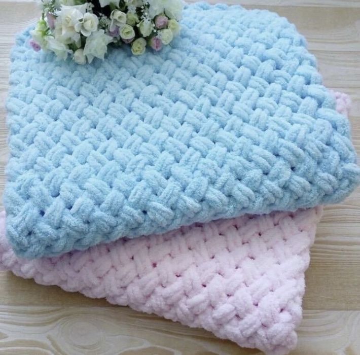 Изготовление пледов Alize Puffy